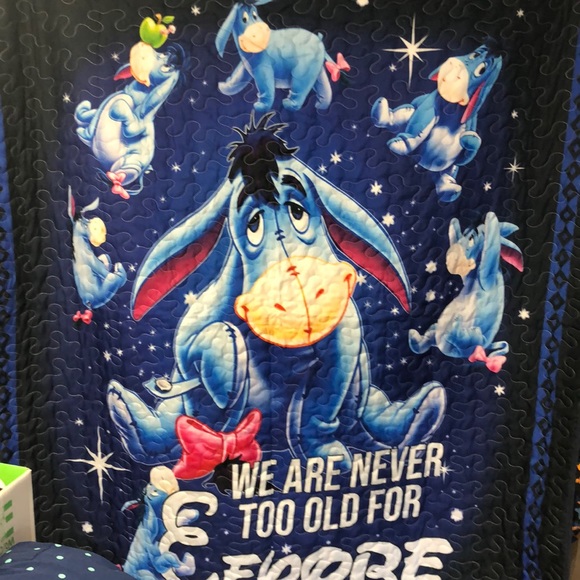 Other - Brand new Eeyore quilted blanket. Never used.